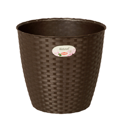 Vaso natural 14x13 marron                         