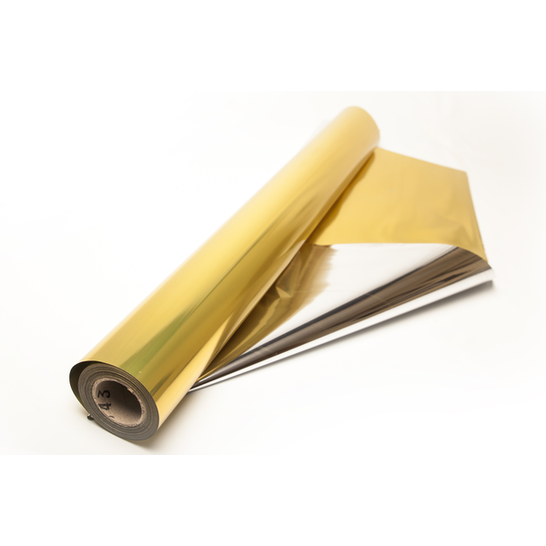 Rollo metal liso oro/plata 70x50                  