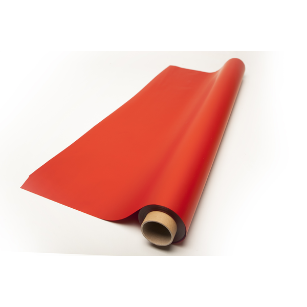 Rollo metalizado doble cara rojo/rojo 70x40mt     