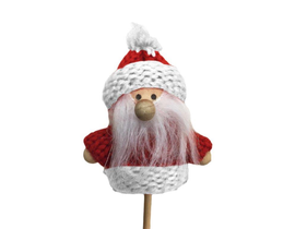 Pick santa claus 6.5cm en palo de 50cm            