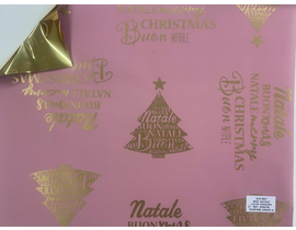 Rollo mat natur natale rosa/oro 70x40mt           