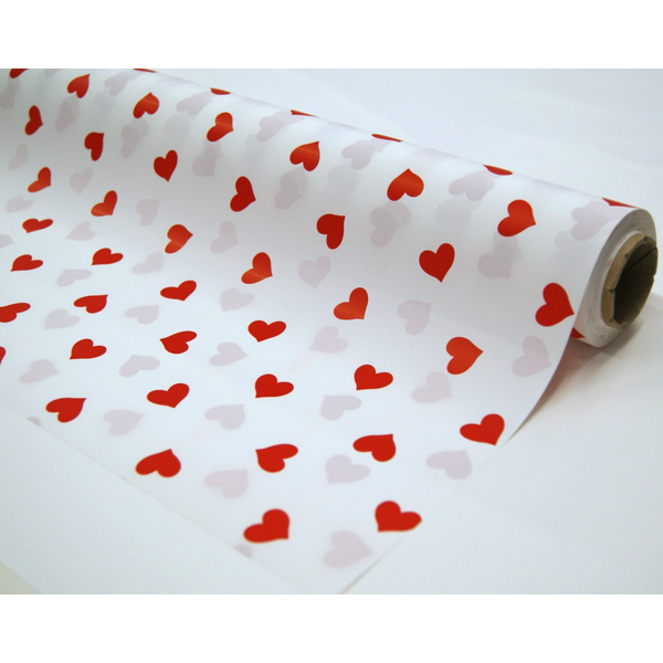 Rollo duo mat Enamorado rojo/blanco 70*40         